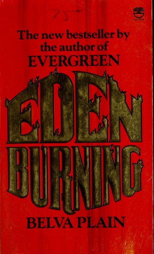 Cover of Eden burning by Belva Plain