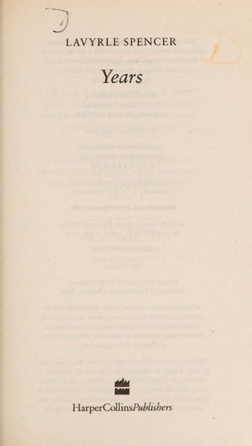 Cover of Years by LaVyrle Spencer