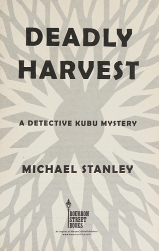 Cover of Deadly harvest by Michael Stanley