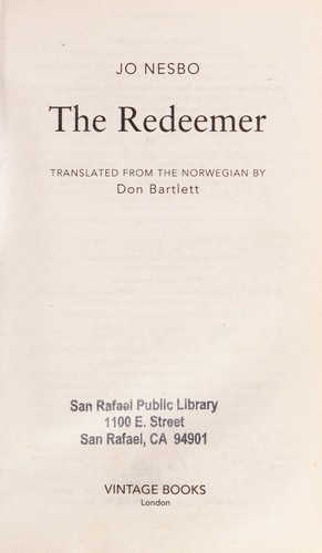 Cover of The Redeemer by Jo Nesbø