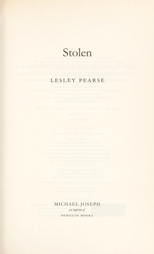 Cover of Stolen by Lesley Pearse