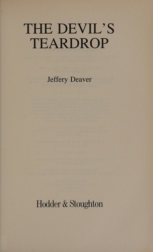 Cover of The devil's teardrop by Jeffery Deaver