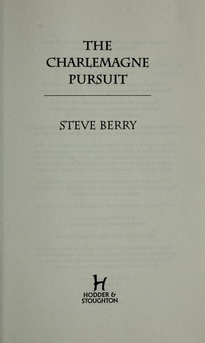 Cover of The Charlemagne pursuit by Steve Berry