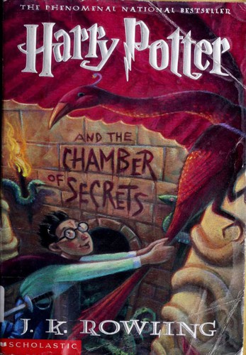 Cover of Harry Potter and the Chamber of Secrets by J. K. Rowling