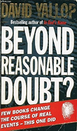 Cover of Beyond reasonable doubt? by David A. Yallop