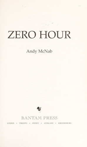 Cover of Zero hour by Andy McNab, Andrew McNab