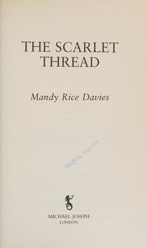 Cover of The scarletthread. by Mandy Rice-Davies