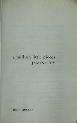 Cover of A million little pieces by James Frey