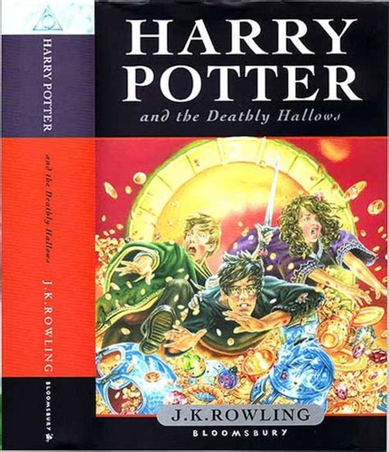 Cover of Harry Potter and the Deathly Hallows by J. K. Rowling