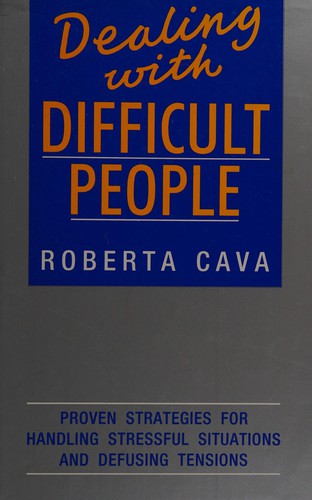 Cover of Dealing with difficult people by Roberta Cava