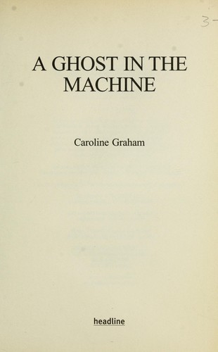 Cover of A ghost in the machine by Caroline Graham