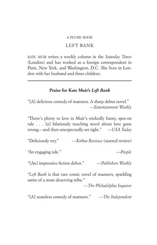 Cover of Left bank by Kate Muir