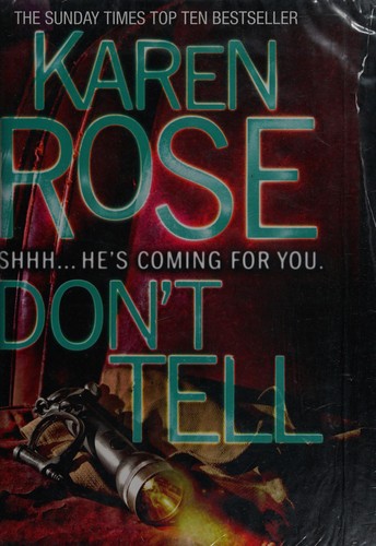 Cover of Don't tell by Karen Rose
