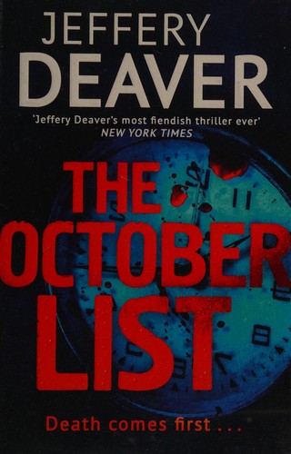Cover of The October list by Jeffery Deaver