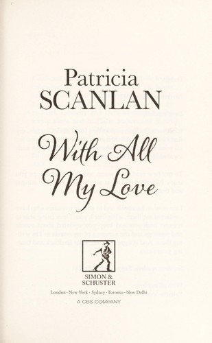 Cover of With all my love by Patricia Scanlan