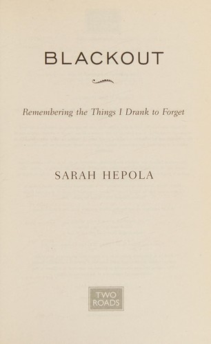 Cover of Blackout by Sarah Hepola