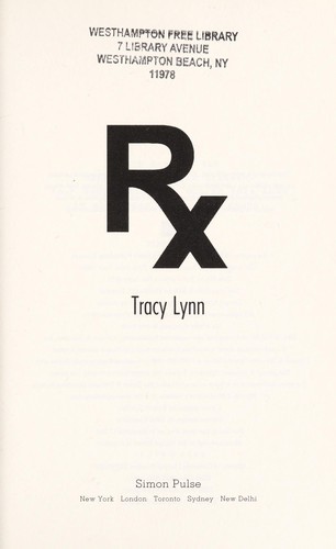 Cover of Rx by Tracy Lynn