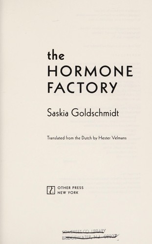 Cover of The hormone factory by Saskia Goldschmidt