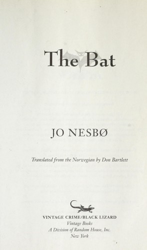 Cover of The Bat by Jo Nesbø