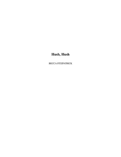 Cover of Hush, hush by Becca Fitzpatrick