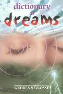 Cover of Dictionary of Dreams by Unknown Author