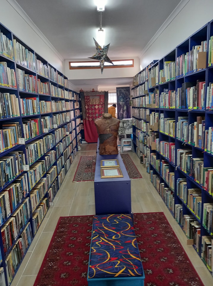 Our Book Exchange storefront and interior